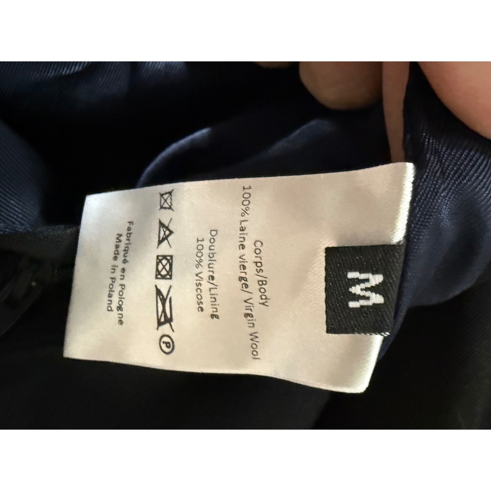 Y/Project Black Virgin Wool Multi Belt Loop Tailored Trousers Mens Size M - Picture 6 of 10